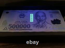 1,000,000 VIETNAM DONG 2 X 500000 500k Vnd Banknotes Bank Note Vietnamese Cir Z