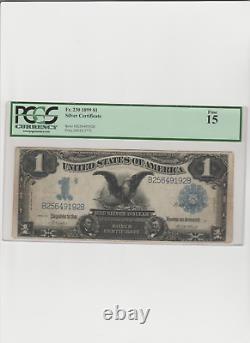 $1 1899 Black Eagle Large Size Silver Certificate Currency Bank Note Bill PCGS