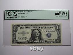 $1 1957 Silver Certificate Partial Back To Face Error Bank Note Bill NEW66 PCGS