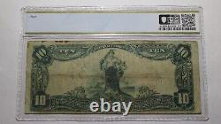 $10 1902 Effingham Illinois IL National Currency Bank Note Bill! Ch. #4233 VF20