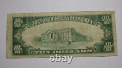 $10 1929 Biddeford Maine ME National Currency Bank Note Bill Charter #1089 FINE+