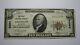 $10 1929 Chandler Oklahoma OK National Currency Bank Note Bill Charter #5354 VF+