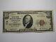 $10 1929 Covington Kentucky KY National Currency Bank Note Bill Ch. #718 VF