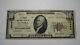 $10 1929 Donora Pennsylvania PA National Currency Bank Note Bill! Ch. #13644 VF
