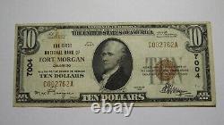 $10 1929 Fort Morgan Colorado CO National Currency Bank Note Bill Ch. #7004 FINE