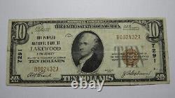$10 1929 Lakewood New Jersey NJ National Currency Bank Note Bill Ch. #7291 VF