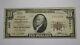 $10 1929 Lexington Kentucky National Currency Bank Note Bill Charter #2901 FINE