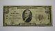 $10 1929 Minneapolis Minnesota MN National Currency Bank Note Bill Ch. #710 FINE