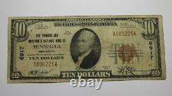 $10 1929 Minneota Minnesota MN National Currency Bank Note Bill Ch. #6917 RARE