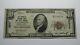 $10 1929 Nazareth Pennsylvania PA National Currency Bank Note Bill! Ch. #5077 VF
