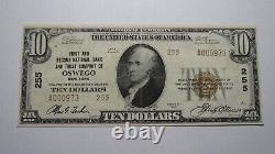 $10 1929 Oswego New York NY National Currency Bank Note Bill Ch. #255 VF+ RARE