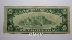 $10 1929 Philadelphia Pennsylvania PA National Currency Bank Note Bill #542 FINE