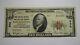 $10 1929 Philadelphia Pennsylvania PA National Currency Bank Note Bill #542 VF
