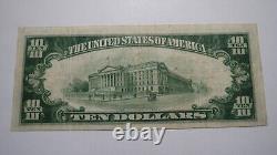 $10 1929 Point Pleasant Beach New Jersey NJ National Currency Bank Note Bill Pt