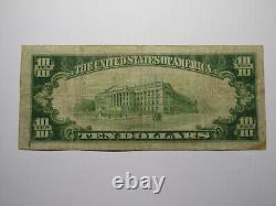 $10 1929 Warren Pennsylvania PA National Currency Bank Note Bill Ch. #4879 VF