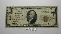 $10 1929 Winfield Kansas KS National Currency Bank Note Bill Charter #3351 VF