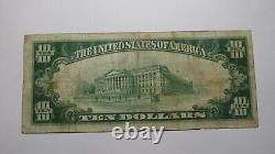 $10 1929 Winfield Kansas KS National Currency Bank Note Bill Charter #3351 VF