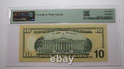 $10 2017 Fancy Near Serial Number Federal Reserve Bank Note Bill UNC67 #83388383