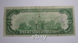 $100 1928 Cleveland Numerical #4 Federal Reserve Bank Note Currency Bill VF RARE