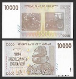100 50 20 10 5 500 200 Trillion Billion Million Thousand Zimbabwe UNC banknote