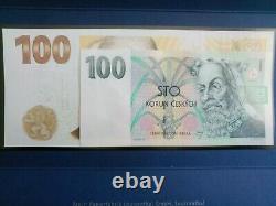 100 Korun/Kronen Czech Republic UNC 2019 commemorative banknote, RARE, Pick #29a