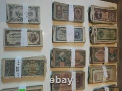 1000 Pieces Historic Banknotes From Hungary Vg- Fine-ef Lot