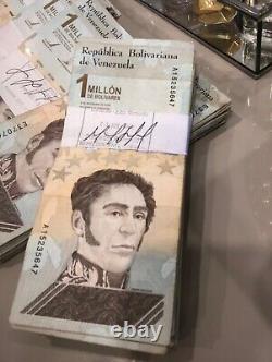 10x VENEZUELA One Million 1 mil Bolivares note 2020 used