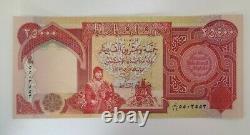 10x25000 Iraqi Dinar Note very fine condition/Almost Uncirculated 2003