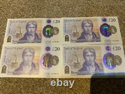 12 x £20 Consecutive Uncirculated Polymer Bank of England Banknotes CL 978 988