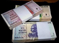 150 x Zimbabwe banknotes-50 x 1,5, &10 Billion Dollars-paper currency 1/2 bundles