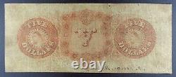 1858 Charleston, VA Bank of Charleston $5 Banknote