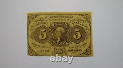 1863 $. 05 First Issue Fractional Currency Obsolete Bank Note Bill! 1st UNC NEW+
