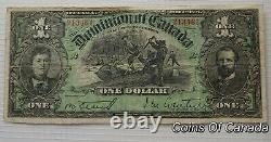 1897 Dominion Of Canada $1 DC-12 ULTRA RARE Very Nice Banknote #coinsofcanada