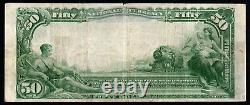 1902 $50 SCARCE CRISP First National Bank of Houston, TEXAS, Charter #1644