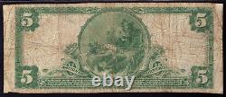 1902 Pb $20 First National Banknote Currency Valentine Nebraska Pcgs Fine F 12