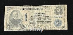 1902 Public National Bank of New York - $5