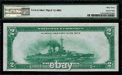 1918 $2 Federal Reserve Bank Note Boston Battleship FR-747 PMG 63 EPQ