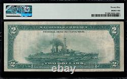 1918 $2 Federal Reserve Bank Note St. Louis Battleship FR-771 PMG 25 VF