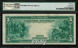 1918 $5 Federal Reserve Bank Note Cleveland FR-787 Graded PMG 55 EPQ