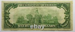 1929 $100 Hundred Bill FRBN Federal Reserve Bank Note Chicago G00193702A