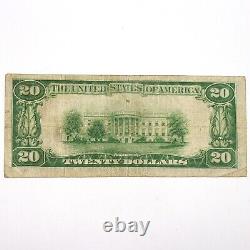 1929 $20.00 National Bank Note from Minneapolis Federal Reserve BankBrown Bill