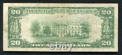 1929 $20 The First National Bank Of Lynchburg, Va National Currency Ch. #1558