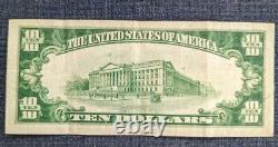 1929 First National Bank of Albuquerque NM $10 Banknote CH 2614 New Mexico VF+