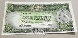 1954/1961commonwealth Of Australia 3 Notes Set Coombs/wilson I, 5, And10 Pounds