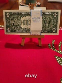 1957-B Silver Certificates a BEP Pack of 100 in Sequence, Gem Condition Fr#1621