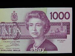 1988 $1000 Dollar Bank of Canada Banknote EKA0598349 Thiessen Crow UNC Grade