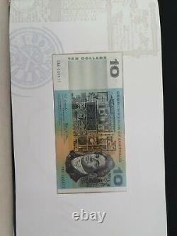 1991 25th Anniversary of Decimal Currency Banknote Set First Prefix Very Rare
