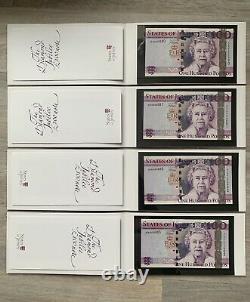 1x 2012 P-37 Queen's Diamond Jubilee 100 Pounds Banknote Folder UNC Jersey QE II