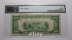 $20 1929 Falls Village Connecticut CT National Currency Bank Note Bill 1214 VF20