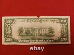 $20 1929 Girard Pennsylvania PA National Currency Bank Note Bill Ch. #7343